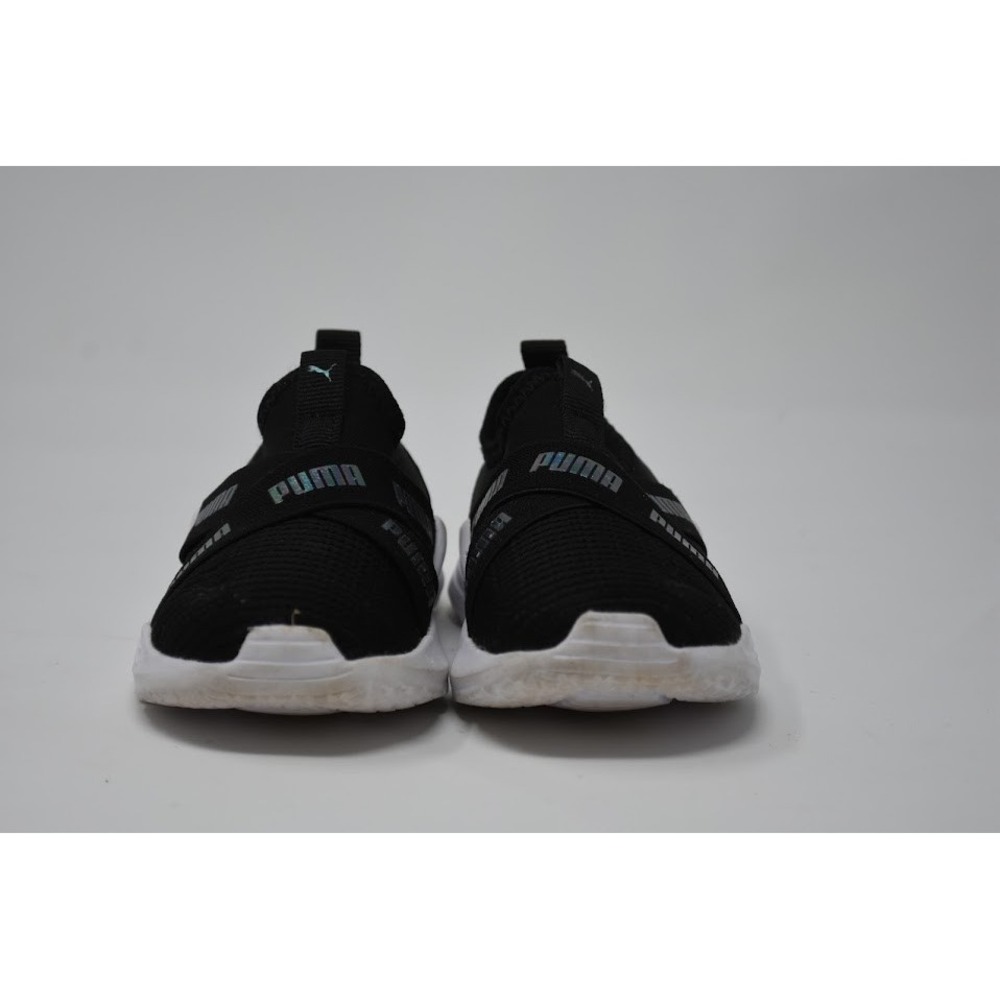 Puma Black Slip-On Sneakers Toddlers Kids Size US 6C Breathable Trainer Shoes - Picture 1 of 5
